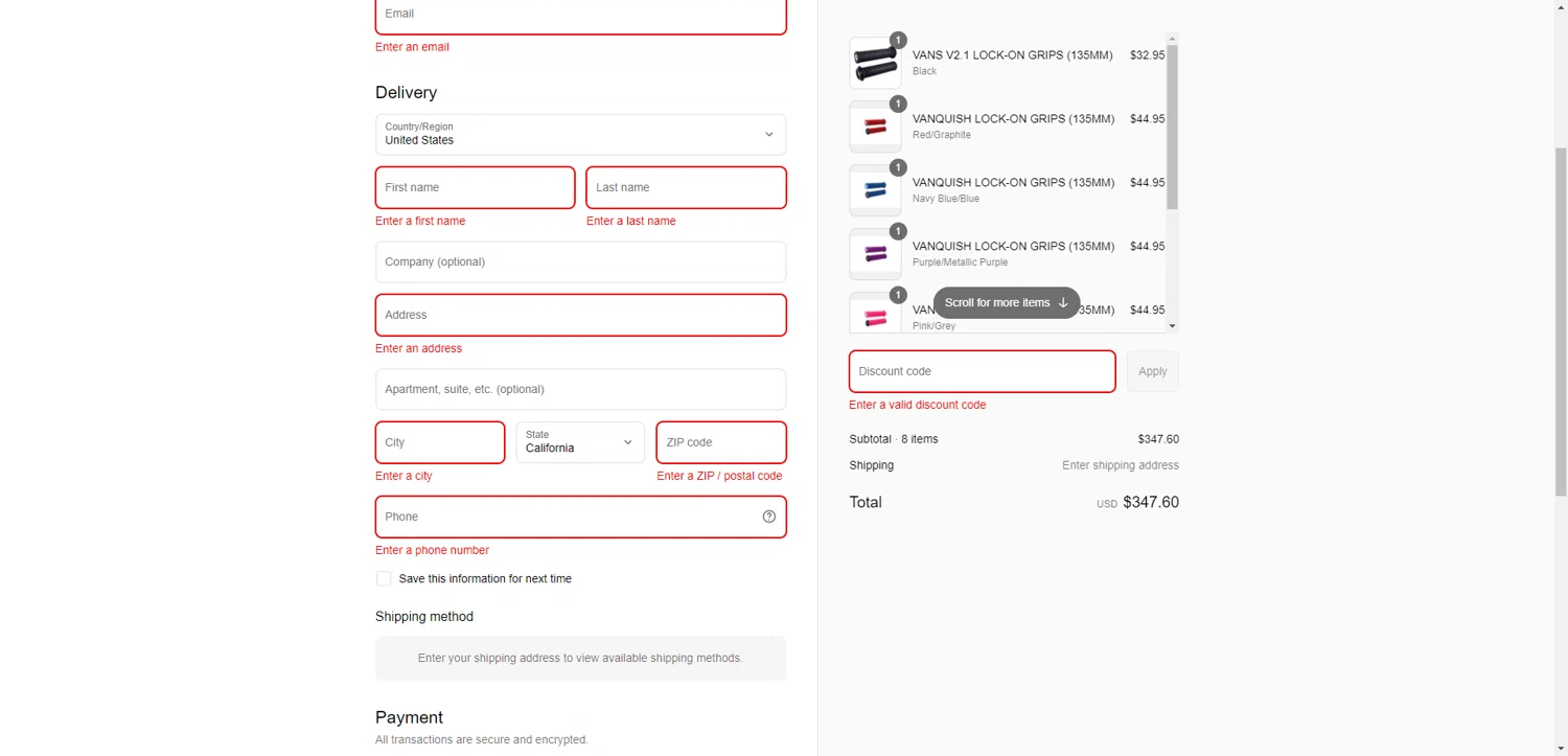 Odi Grips discount code screenshot showing code HT_45F25 applied at Odi Grips checkout page. Uploaded by SimplyCodes community member PennyRanger8219 on Aug 31, 2025