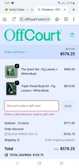 BFBUNDLES50 coupon verification screenshot