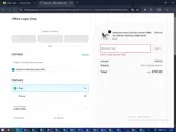 Office Logix Shop coupon verification screenshot