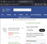 CYBERWEEK coupon verification screenshot