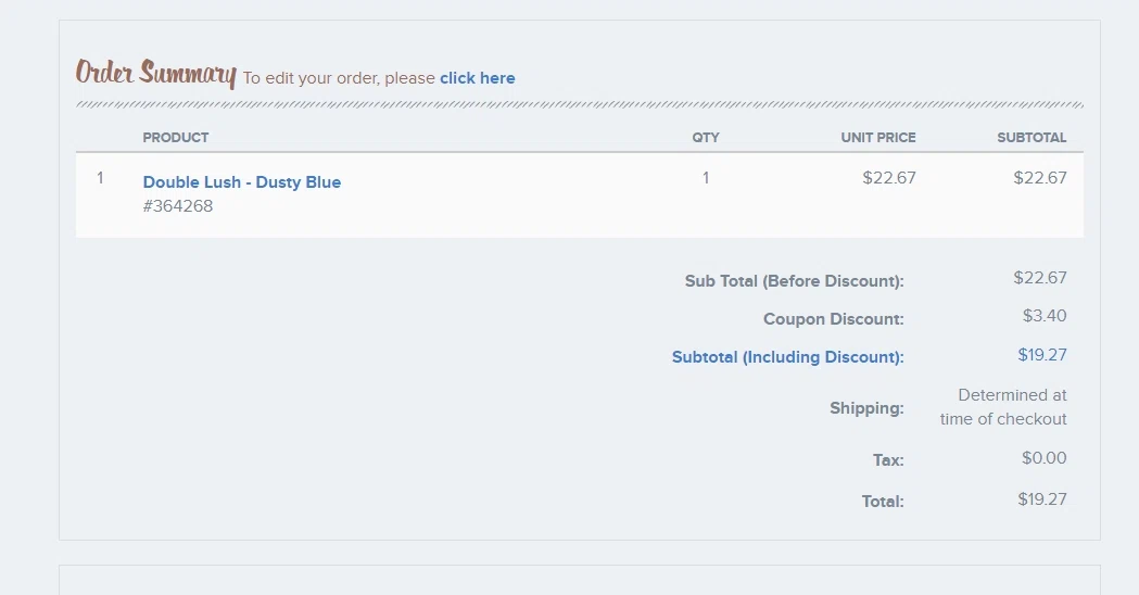 Offray checkout page showing Offray promo code box | Screenshot taken by SimplyCodes community member on Feb 26, 2021