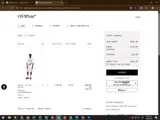Off-White coupon verification screenshot