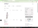 Off-White coupon verification screenshot