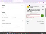 Oh Canvas coupon verification screenshot