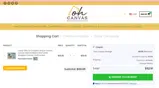 Oh Canvas coupon verification screenshot