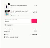 SARA10 coupon verification screenshot