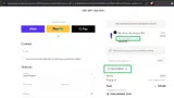 WELCOME20 coupon verification screenshot