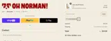 OHNORMAN10 coupon verification screenshot