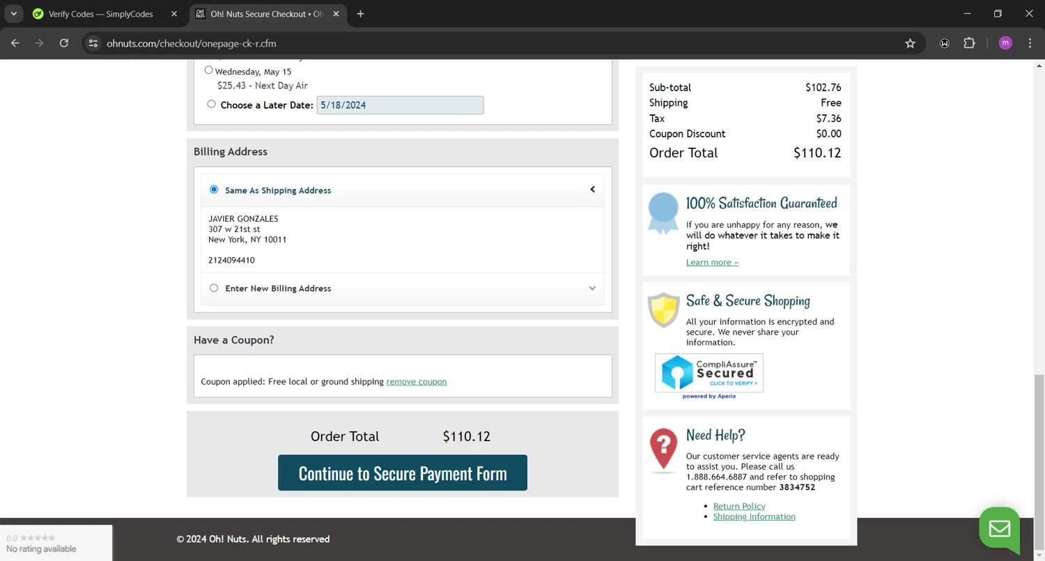 Oh Nuts Promo Codes 3 Off May 2024