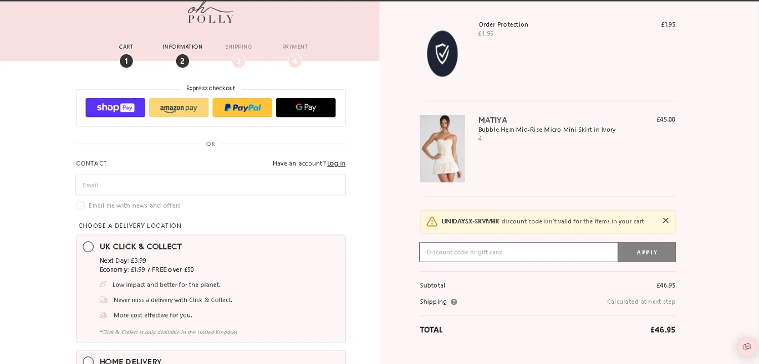 Oh Polly Discount Codes 61 Off Clearance Jan 2025