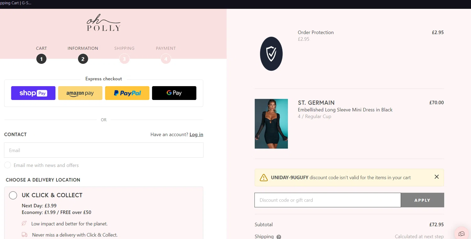 Oh Polly Discount Codes 61 Off Clearance Jan 2025