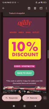 V9KFM27M coupon verification screenshot