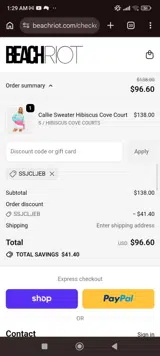 6X9WZ5ZN coupon verification screenshot