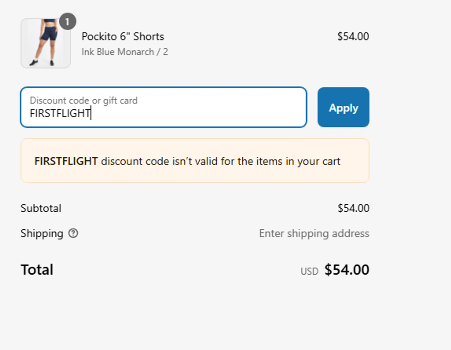 Oiselle coupon code screenshot showing code FIRSTFLIGHT applied at Oiselle checkout page. Uploaded by SimplyCodes community member RewardCurator5232 on Apr 14, 2025