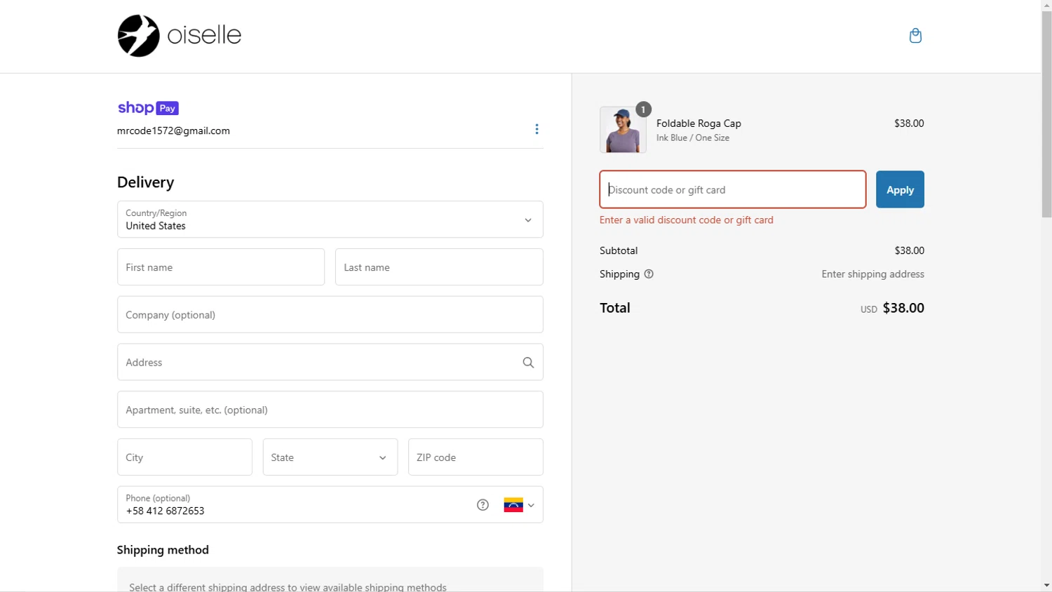 Oiselle coupon code screenshot showing code EXTRA20 applied at Oiselle checkout page. Uploaded by SimplyCodes community member TokioMiller on Feb 14, 2025