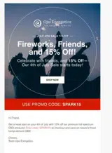 Ojai Energetics coupon verification screenshot
