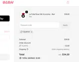 OLAH coupon verification screenshot