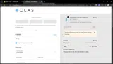 Olas Oral Care coupon verification screenshot