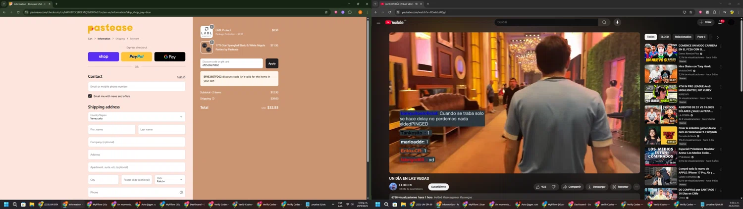 Old Man Mountain checkout page showing Old Man Mountain coupon code box | Screenshot taken by SimplyCodes community member on Sep 29, 2025