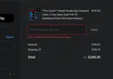 COLD coupon verification screenshot