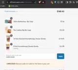 CAPECOD20 coupon verification screenshot
