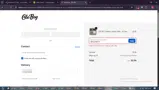WELCOME10 coupon verification screenshot
