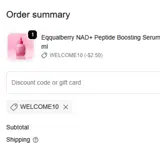 Olive Kollection coupon verification screenshot