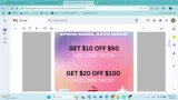 Olive Kollection coupon verification screenshot