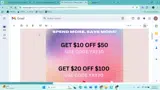 Olive Kollection coupon verification screenshot
