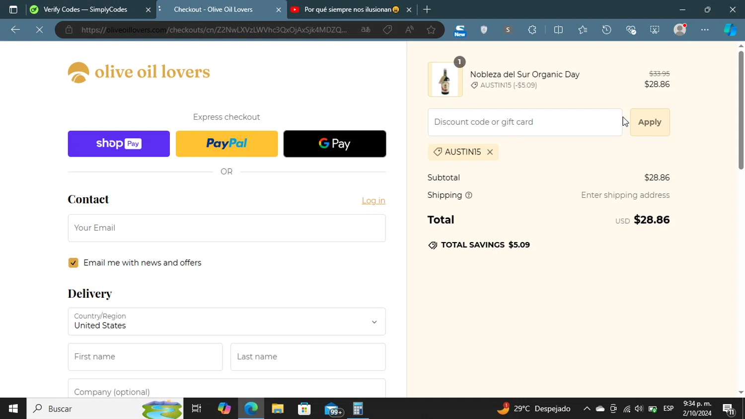 how to use Olive Oil Lovers coupons
