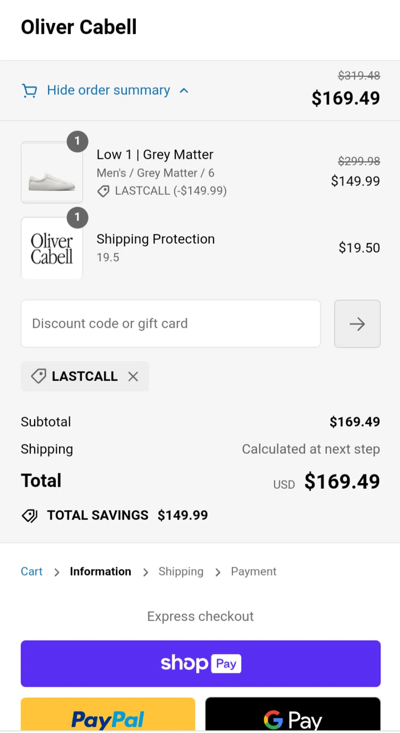 Oliver Cabell Promo Codes 50 Off June 2024