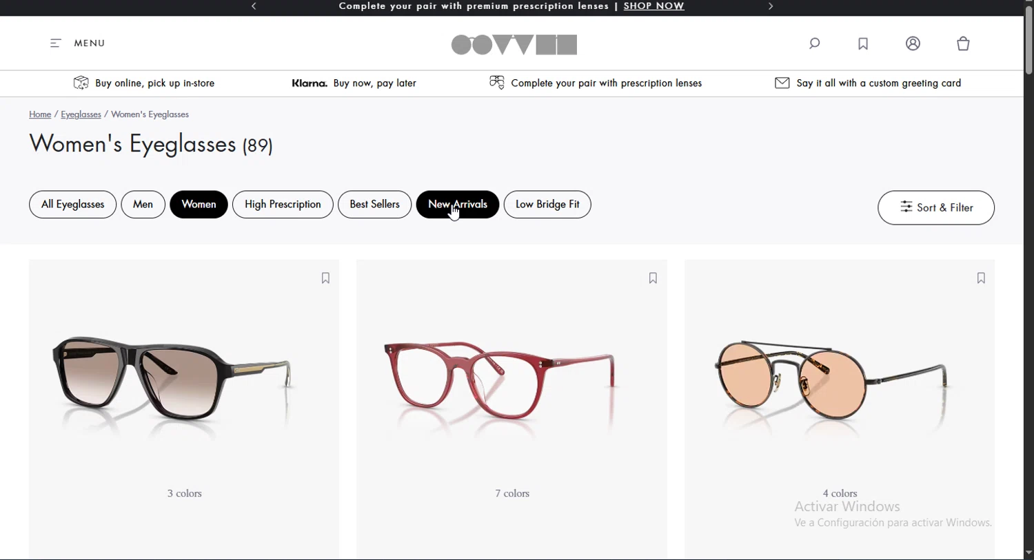 Oliver Peoples checkout page showing Oliver Peoples promo code box | Screenshot taken by SimplyCodes community member on Apr 12, 2025