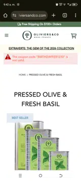 BIRTHDAYFEB1230 coupon verification screenshot