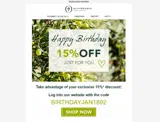 BIRTHDAYJAN1892 coupon verification screenshot