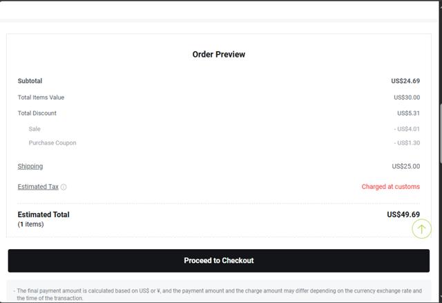 OLIVE YOUNG Global checkout page showing OLIVE YOUNG Global promo code box | Screenshot taken by SimplyCodes community member on Sep 15, 2025