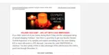 Olympic Orchids Perfumes coupon verification screenshot