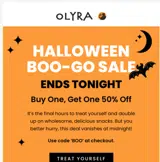 BOO coupon verification screenshot
