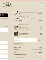 WELCOME15 coupon verification screenshot