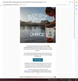 Ombraz coupon verification screenshot