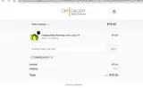 Om Gallery coupon verification screenshot