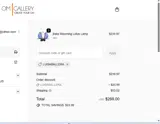 Om Gallery coupon verification screenshot