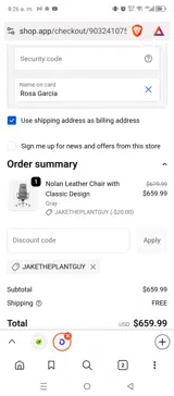 Omidi coupon verification screenshot