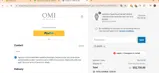 OMI Jewelry coupon verification screenshot