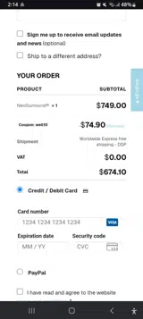 WELL10 coupon verification screenshot