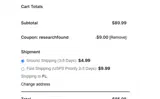 Omnix Research coupon verification screenshot