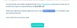SEMANASANTA coupon verification screenshot