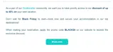 BLACK24 coupon verification screenshot