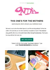 THANKSMOM2025 coupon verification screenshot
