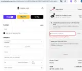 america20 coupon verification screenshot