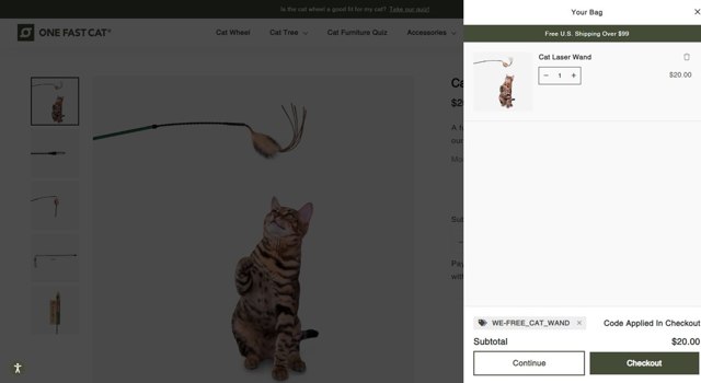 One Fast Cat Promo Codes - 10% Off Coupons Jul 2025